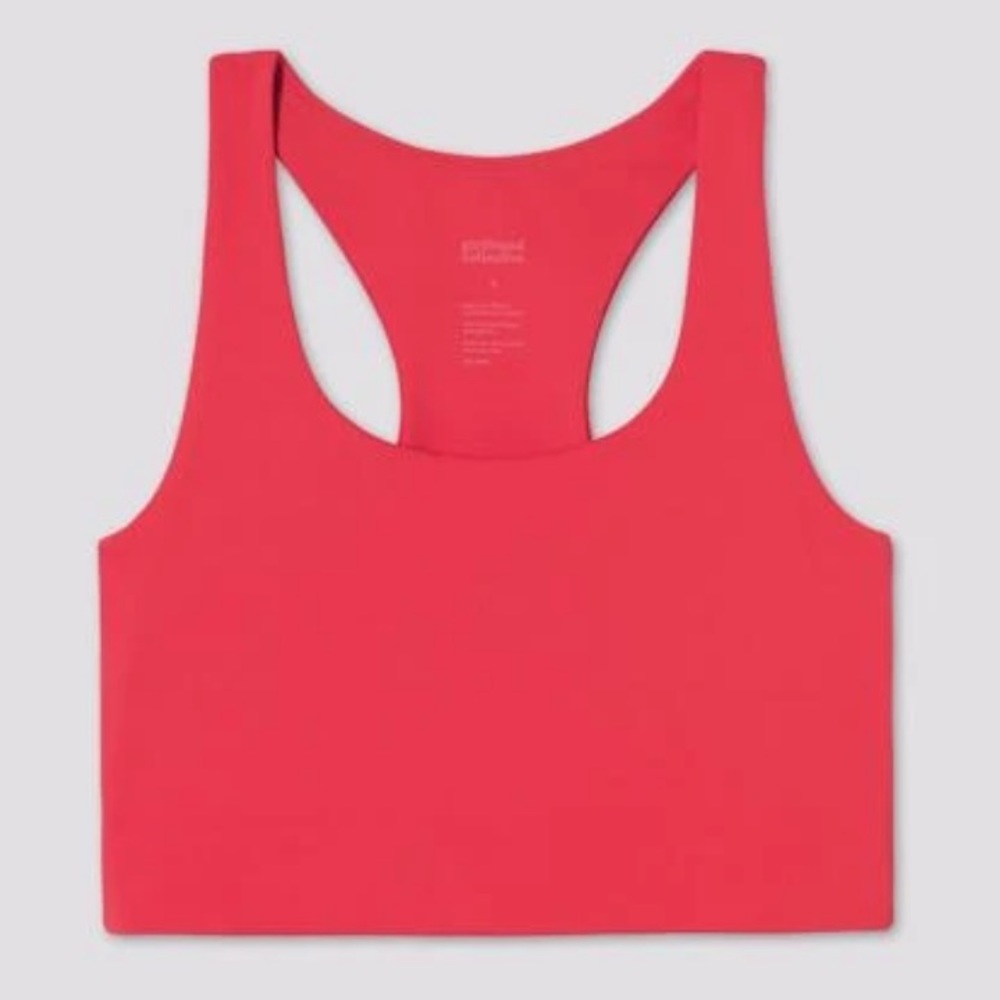 NWOT Girlfriend Collective Paloma bra in Geranium